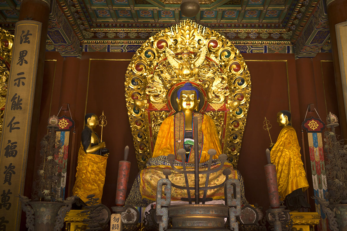 Будда Мудрости в Храме Юнхэгун Пекин